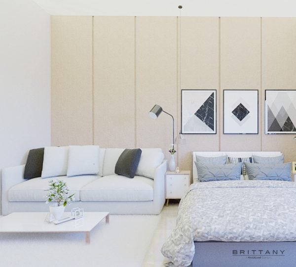 Studio Unit with Balcony Bed and Couch | Crosswinds Tagaytay | Alpine VIllas | Luxury Homes by Brittany Corporation