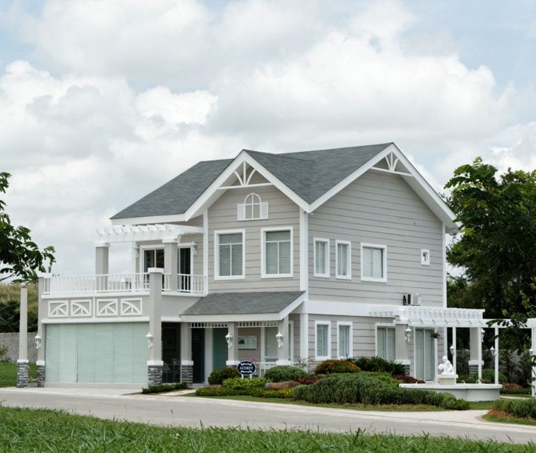 American-inspired architecture of luxury houses in Brittany Sta. Rosa. | Photo from Brittany Corporation Official Website