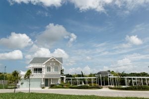 A wide shot of the Carolyn luxury house model in Augusta | Brittany Sta. Rosa | Luxury Homes by Brittany Corporation