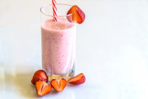 Raspberry Milkshake refreshment you can make at your luxury home - Brittany Corporation