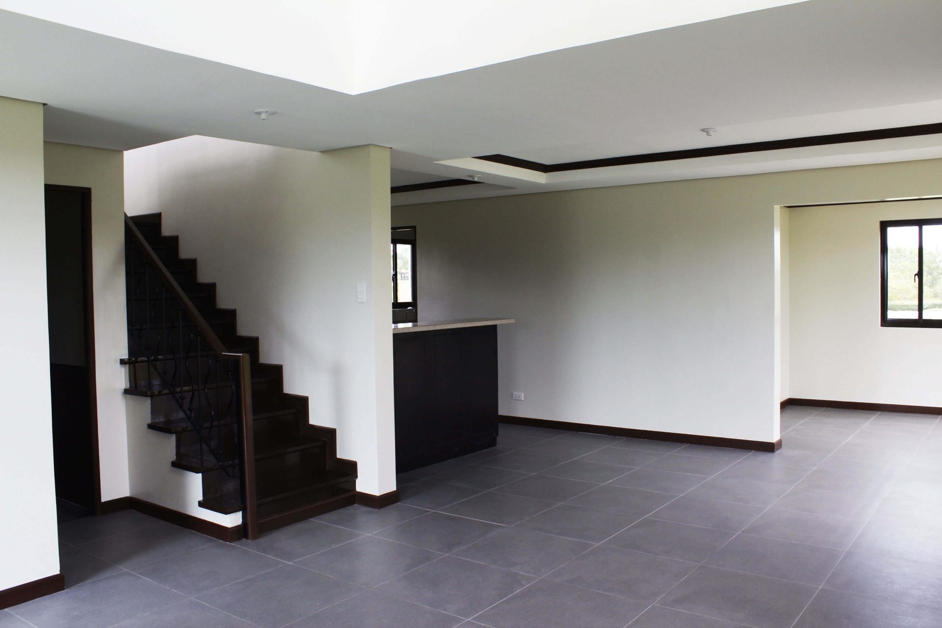 Vista Alabang | Amore at Portofino | Carletti House Model Interior Stairs | Luxury Homes by Brittany Corporation