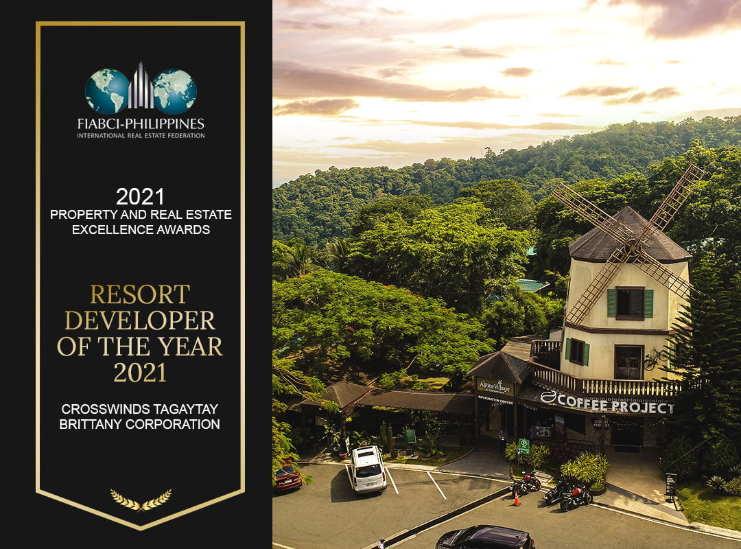Crosswinds Tagaytay is the 2021 Resort Developer of the Year