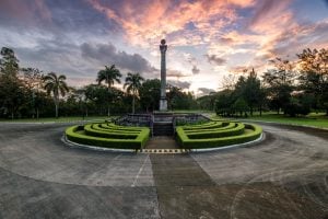 Beautiful shot of the obelisk during the sunset | Brittany Sta. Rosa | Promenade | Luxury Homes by Brittany Corporation