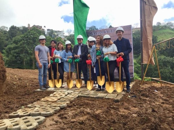 Alpine Villas groundbreaking in Crosswinds