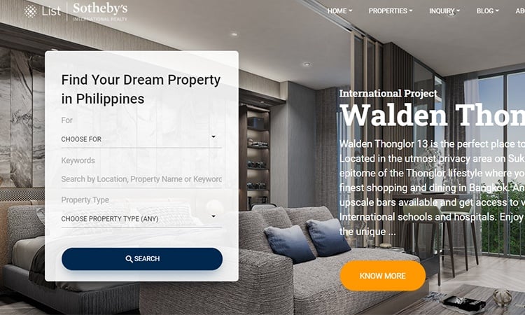 List Sotheby's property website for the luxury homes and best houses in the Philippines | Luxury Homes by Brittany Corporation