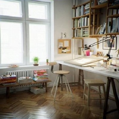 Brittany-Creative-Ways-to-Set-Up-Your-Own-Art-Studio-At-Home-1