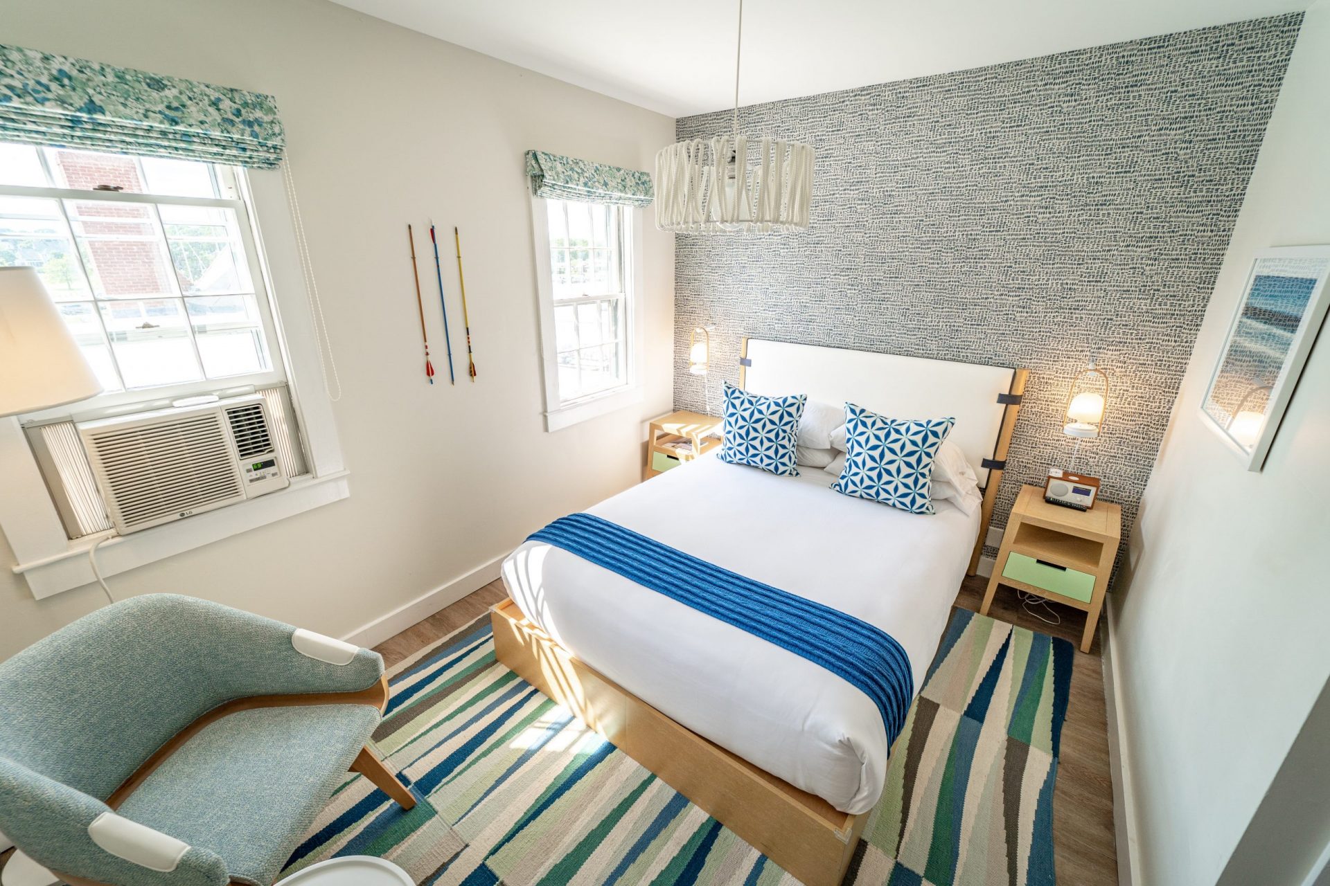 Wide angle shot of cozy bedroom | Luxury Homes by Brittany Corporation