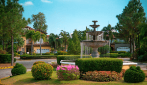 Portofino at Vista Alabang community with a grand fountain amenity area perfect for Italian living - Luxury Homes by Brittany