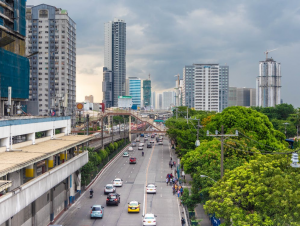 The skyline of Metro Manila during the afternoon