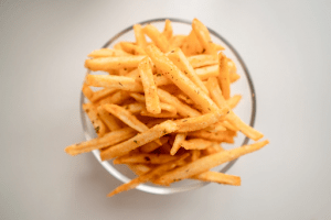 Garlic french fries are one of the best air fryer recipes to try at home | Luxury Homes by Brittany Corporation