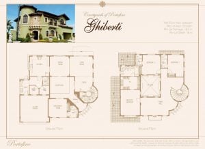 Ghiberti Floor Plan | Luxury Homes by Brittany Corporation