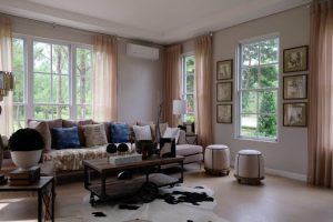 Living room shot of one of the luxury model homes of Brittany Santa Rosa in Promenade | Luxury Homes by Brittany Corporation