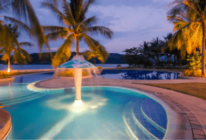 Luxury swimming pool at Club Punta Fuego - Vacation Spots in the Philippines - Brittany Corporation