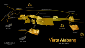 Vista Alabang vicinity map - point from alabang to makati - Portofino - Luxury homes by Brittany