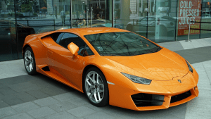 Orange Lamborghini Luxury Car | Brittany Corporation