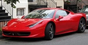 Red Ferrari 458 Italia Luxury Car | Brittany Corporation