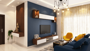 The cozy living room of the studio unit of a luxury condominium in the Philippines | Brittany Corporation