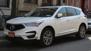 White Acura RDX Brittany Corporation