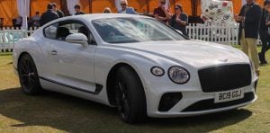 White Bentley Continental GT Luxury Car | Brittany Corporation