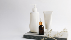 Clean and white simple skincare items for the spa | luxury lifestyle and homes by Brittany Corporation