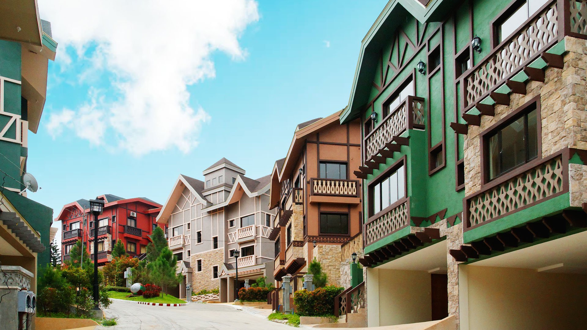 Swiss chalet luxury mansions in crosswinds tagaytay | Luxury Homes by Brittany tagaytay