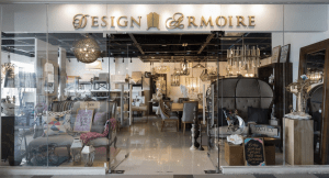 The storefront of Design Armoire | Luxury Homes by Brittany Corporation