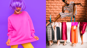 Bright colorful fashion pieces put together different style tips - Brittany Corporation