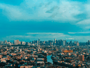 Photo of the busy city and view of house and lot, communities, and real estate developments for sale in Manila Philippines - Brittany Corporation - Scenic Destinations around the world