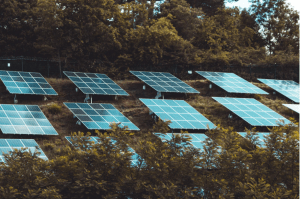 Solar Panels laid outdoors to collect sunlight energy to power solar powered luxury homes in the Philippines - Brittany Corporation