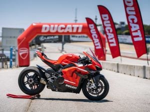 The Ducati Superleggera V4 in its red variation | Luxury Homes by Brittany Corporation