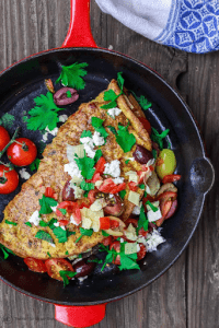 Loaded Vegetable Omelette