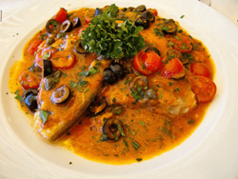 Mediterranean Style Baked Tilapia | Luxury Homes by Brittany Corporation