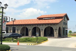 Starbucks in Evia lifestyle center beside luxury mansions for sale in the Philippines portofino alabang | luxury homes by Brittany corporation 
