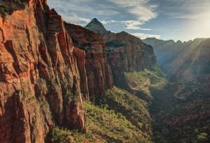 Zion National Park cliff side beautiful luxurious views live in your luxury | Luxury Homes by Brittany Corporation