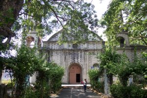 Facade of old church st john the baptist in calamba laguna near luxury house and lot properties | Luxury Homes by Brittany Corporation 