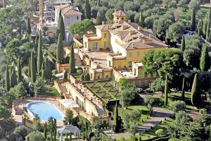 Villa Leopoldo in France most expensive luxury home with trees and swimming pool | Luxury Homes by Brittany Corporation