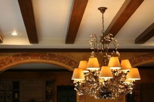 chandelier in luxury house and lot in amore at portofino | luxury homes by brittany corporation