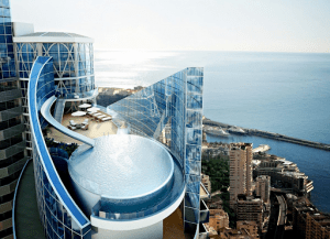 la odeon monaco luxury condominium in the city infinity pool | Luxury home by brittany corporation