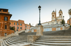 roman baroque stairs Italian themed homes | Luxury Homes by Brittany Corporation