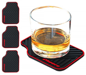 Drink coaster that look like car mats | luxury homes by brittany corporation