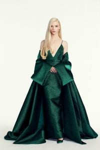 anya taylor joy in a green dior dress ready for the golden globes | luxury homes by brittany corporation