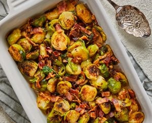 bacon-balsamic-glazed-brussel-sprouts-recipe | luxury homes by brittany corporation