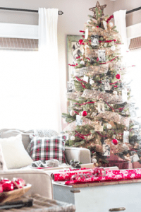 christmas tree with treasures and memories on the tree | luxury homes by brittany corporation