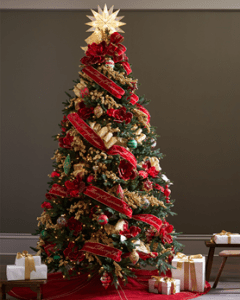 christmas tree with wishes like happy holiday santa thank you | luxury homes by brittany corporation