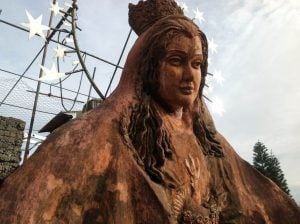tierra maria sculpture beautiful mama mary in tagaytay near crosswinds | luxury homes by brittany corporation