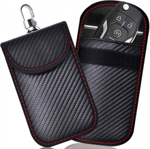 two-pack of keyless car fob pouches for car enthusiants | luxury homes by brittany corporation