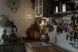 Kitchen interior in  simple country style | luxury homes by brittany corporation