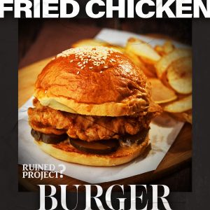 fried chicken burger | luxury homes by brittany corporation
