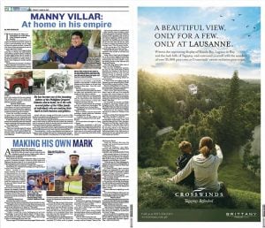 newpaper clipping of MBV and Lausanne | luxury homes by brittany corporation