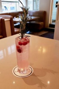 rosemary and strawberry mocktail | luxury homes by brittany corporation